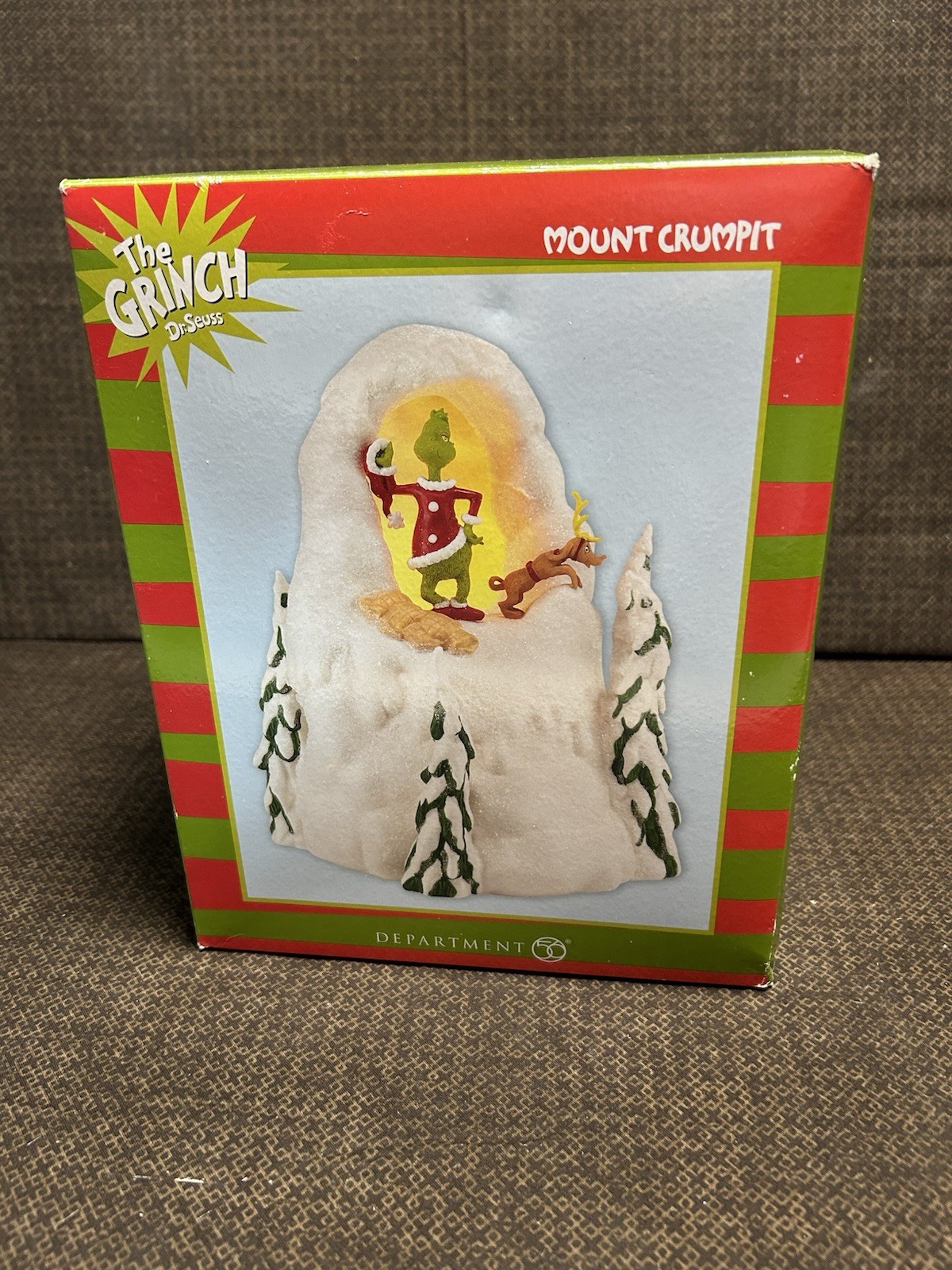 Department 56 Dr. Seuss The Grinch Village “MOUNT CRUMPET” #4029621 NEW