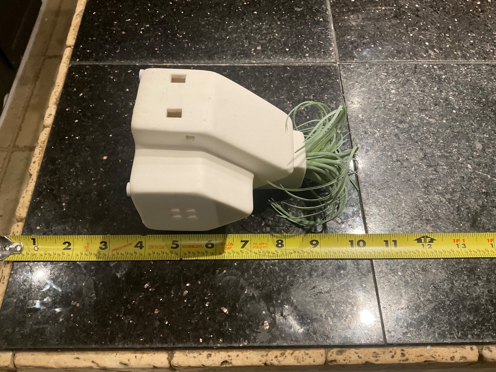 Live Trends Winter Village House LightUp Switch 4.5” Cute Faux Air Plant