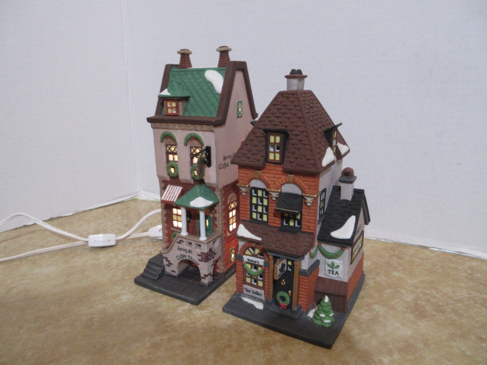Dept. 56 CIC 2 West Village Shops Spring St. Coffee House & Potter’s Tea Seller