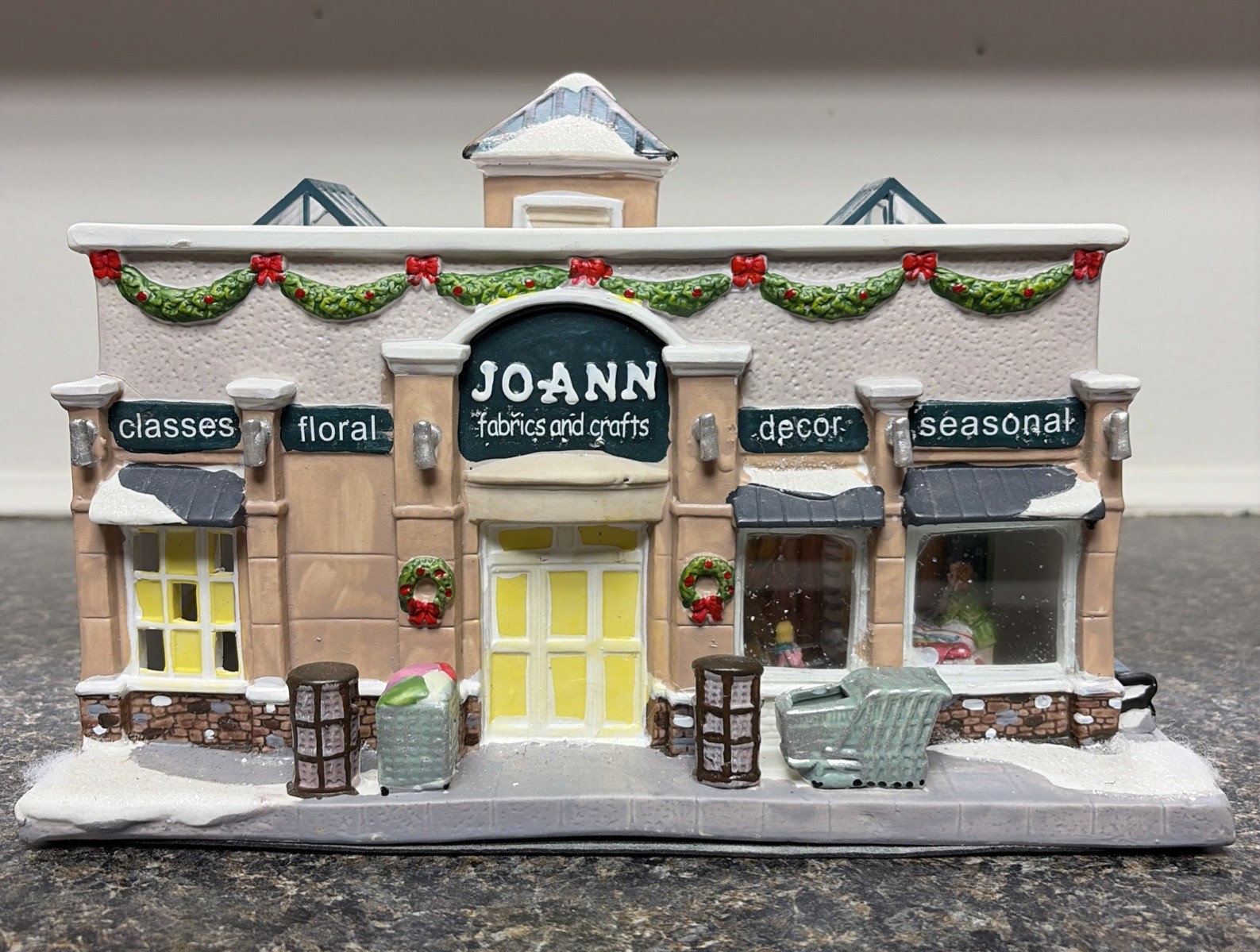 Jo-Ann Fabric And Craft Store Holiday Inspirations Christmas Village House