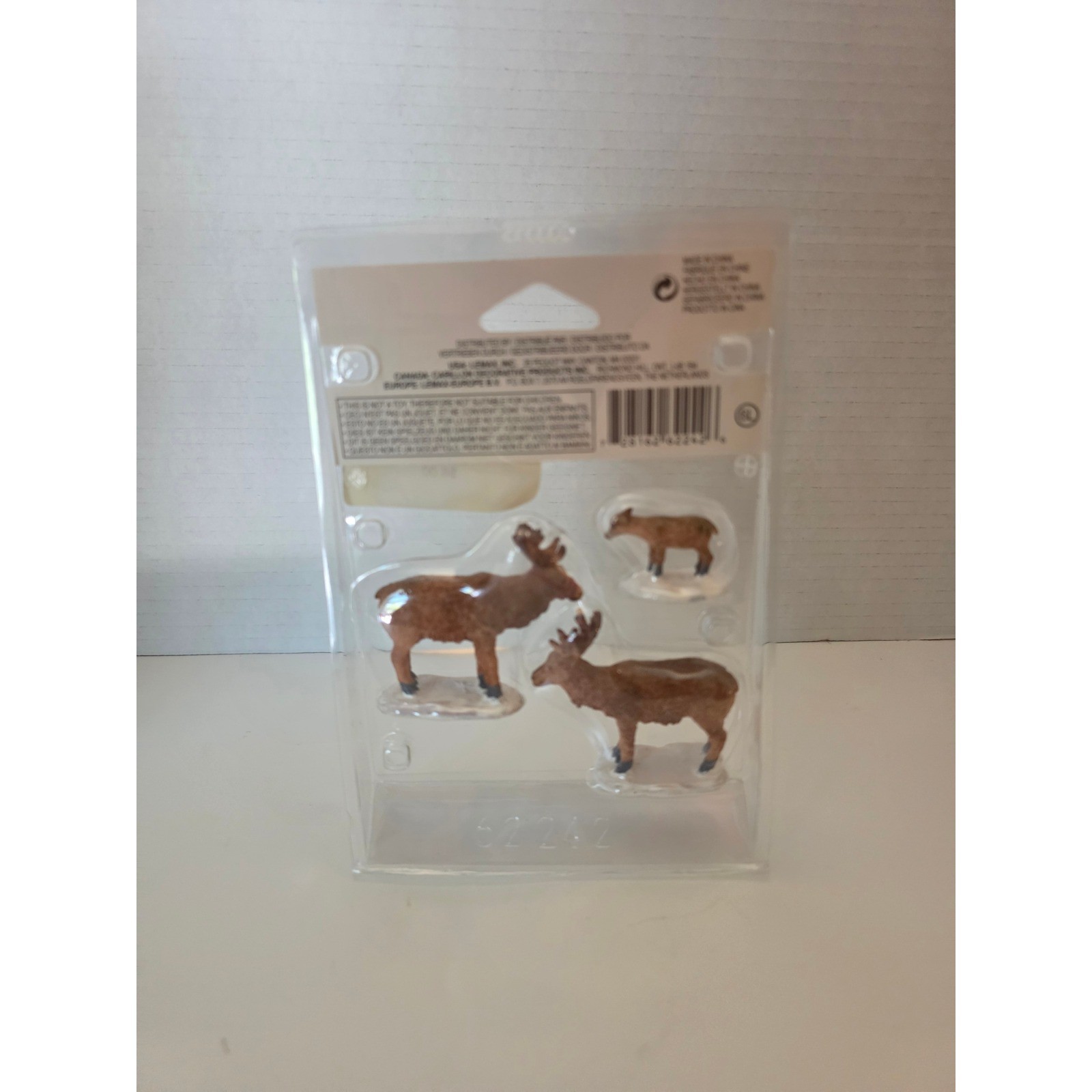 Lemax Village Collection 3 Reindeer Figurines Set 62242 Christmas Village Decor