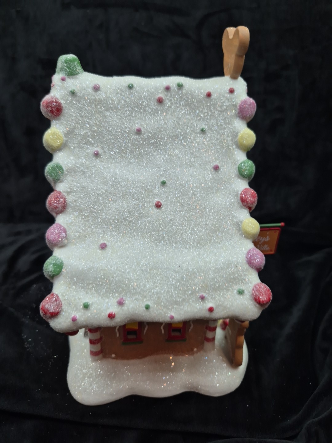 Dept 56 2023 Mickeys Gingerbread Gumdrop House Porcelain With Light Cord