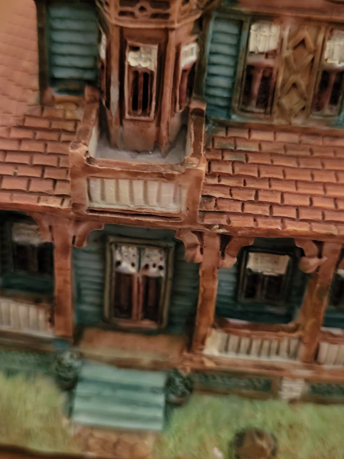 Vintage Christmas Village Houses from K’s Collection 4 inch resin