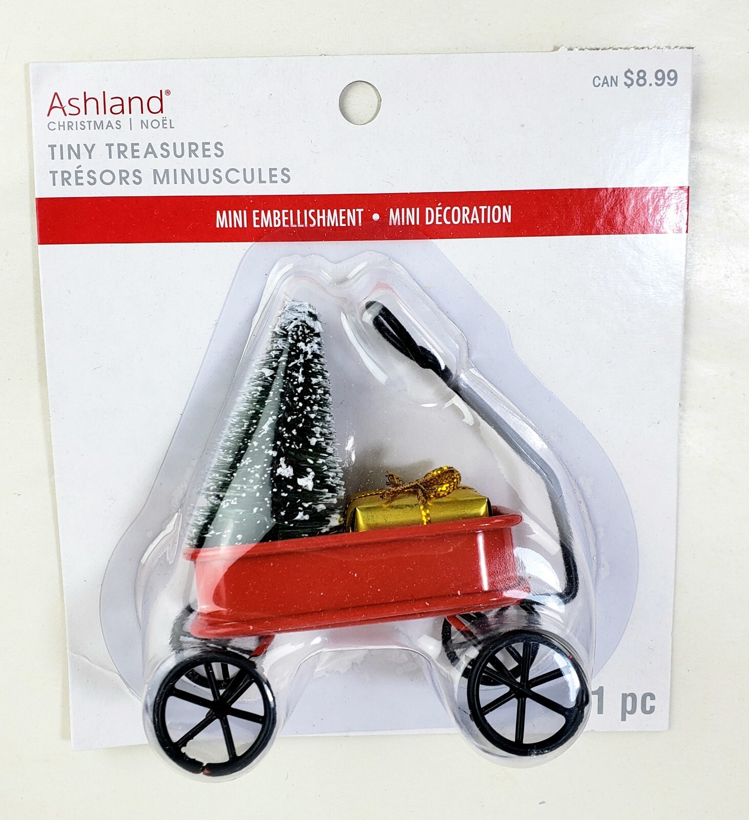 Ashland Little Red Wagon Tiny Treasures Village Accessory