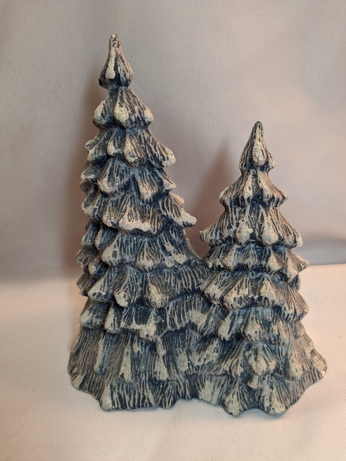 Christmas Holiday Village Ceramic Trees Great For Any Village Or Table Decor
