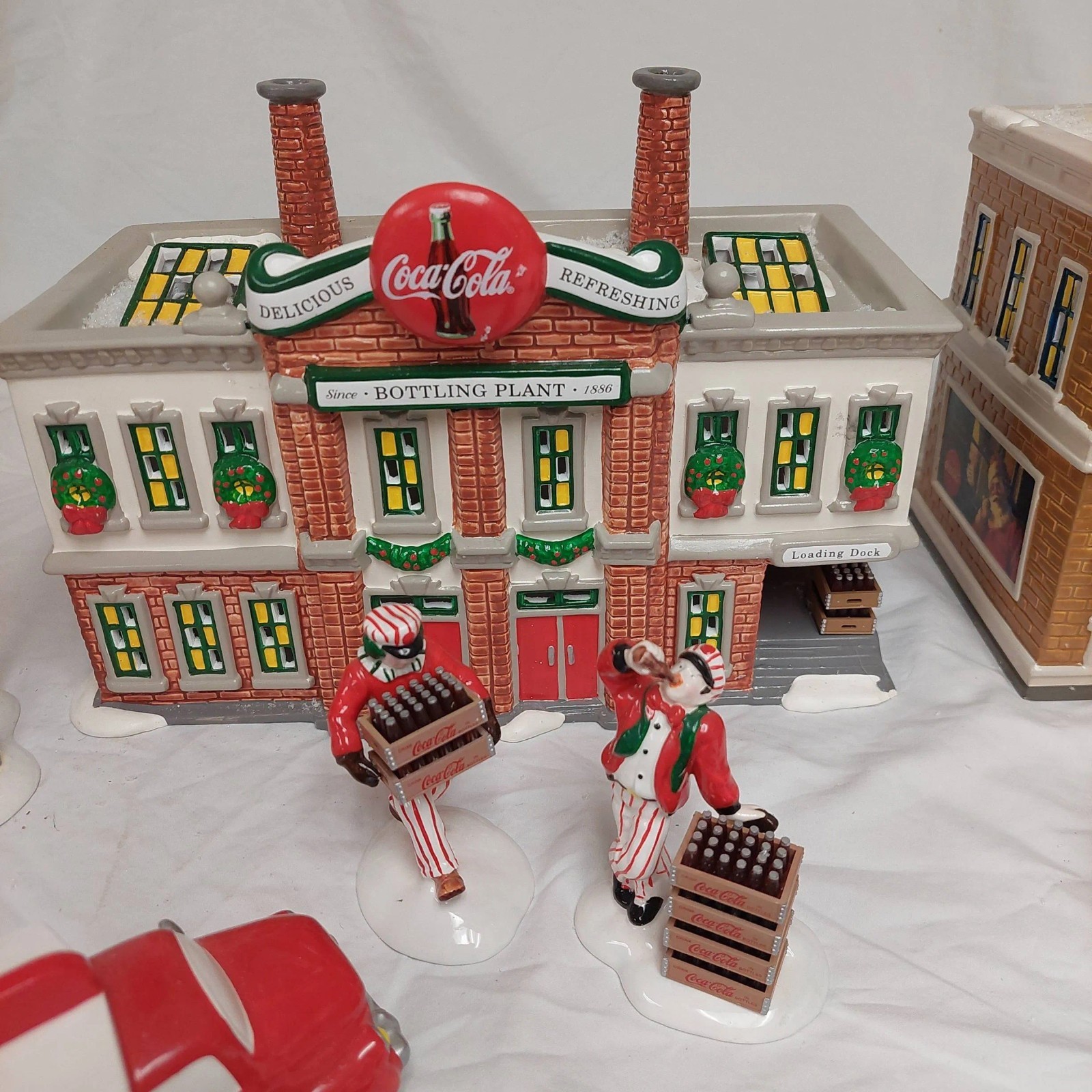 Dept 56 Coca-Cola Snow Village Complete 8 Pc Set w/ Boxes Retired