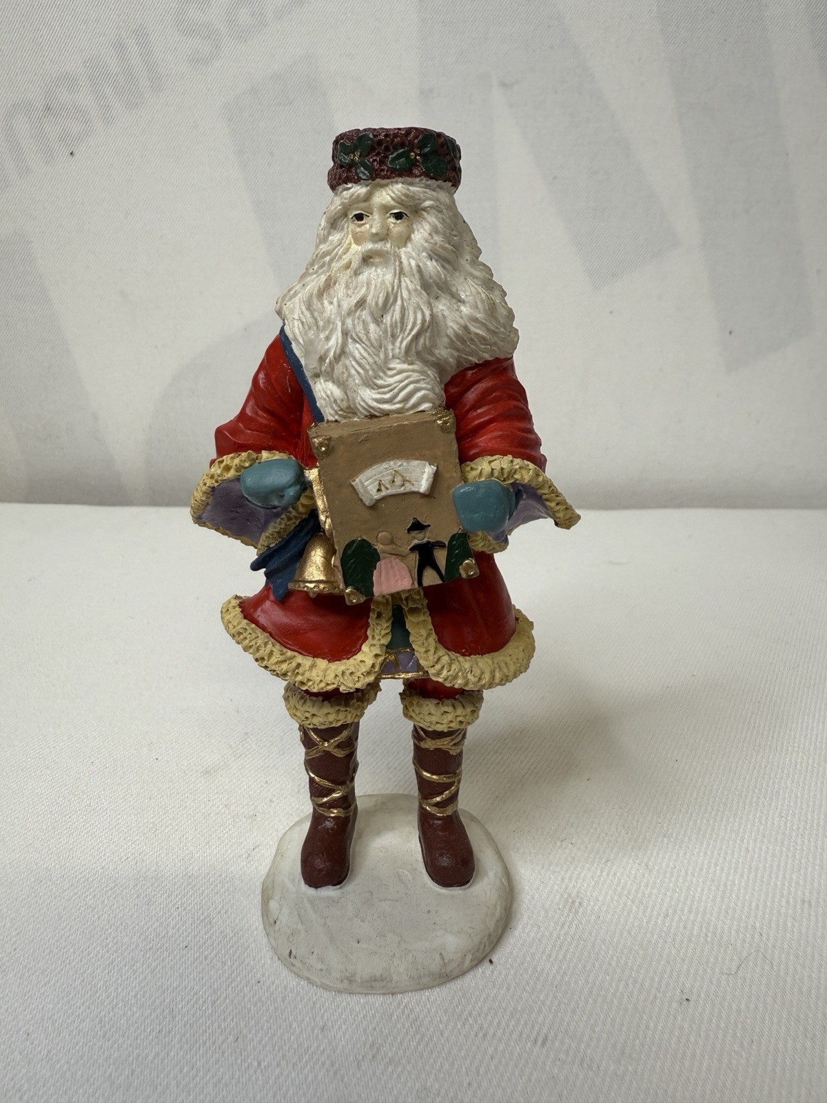 Vintage Albert E Price Santa/St Nick Figurine Too Of Music Box Only 5.5 Inches