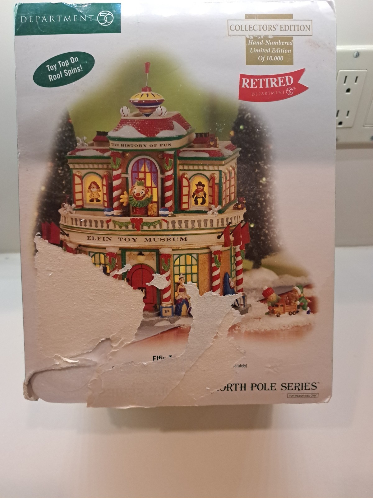 Dept 56 Elfin Toy Museum #56.56959 NORTH POLE SERIES/ EUC/ COMPLETE