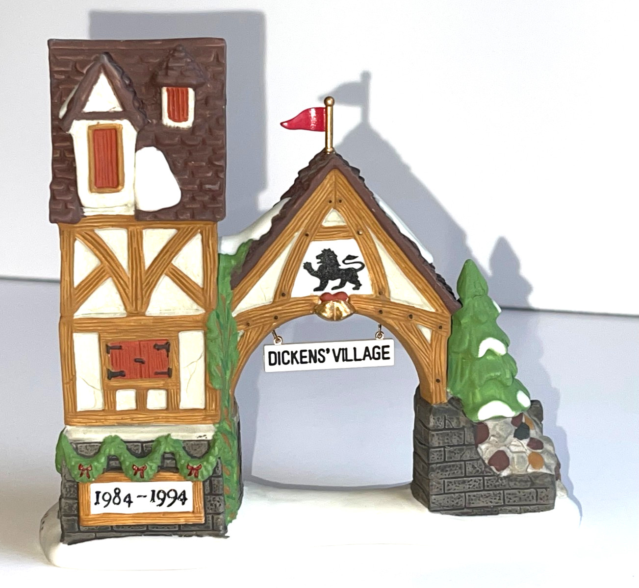 10 YEAR ANNIVERSARY PIECE. 1994. “RARE” POSTERN. DICKENS VILLAGE. BRAND NEW.