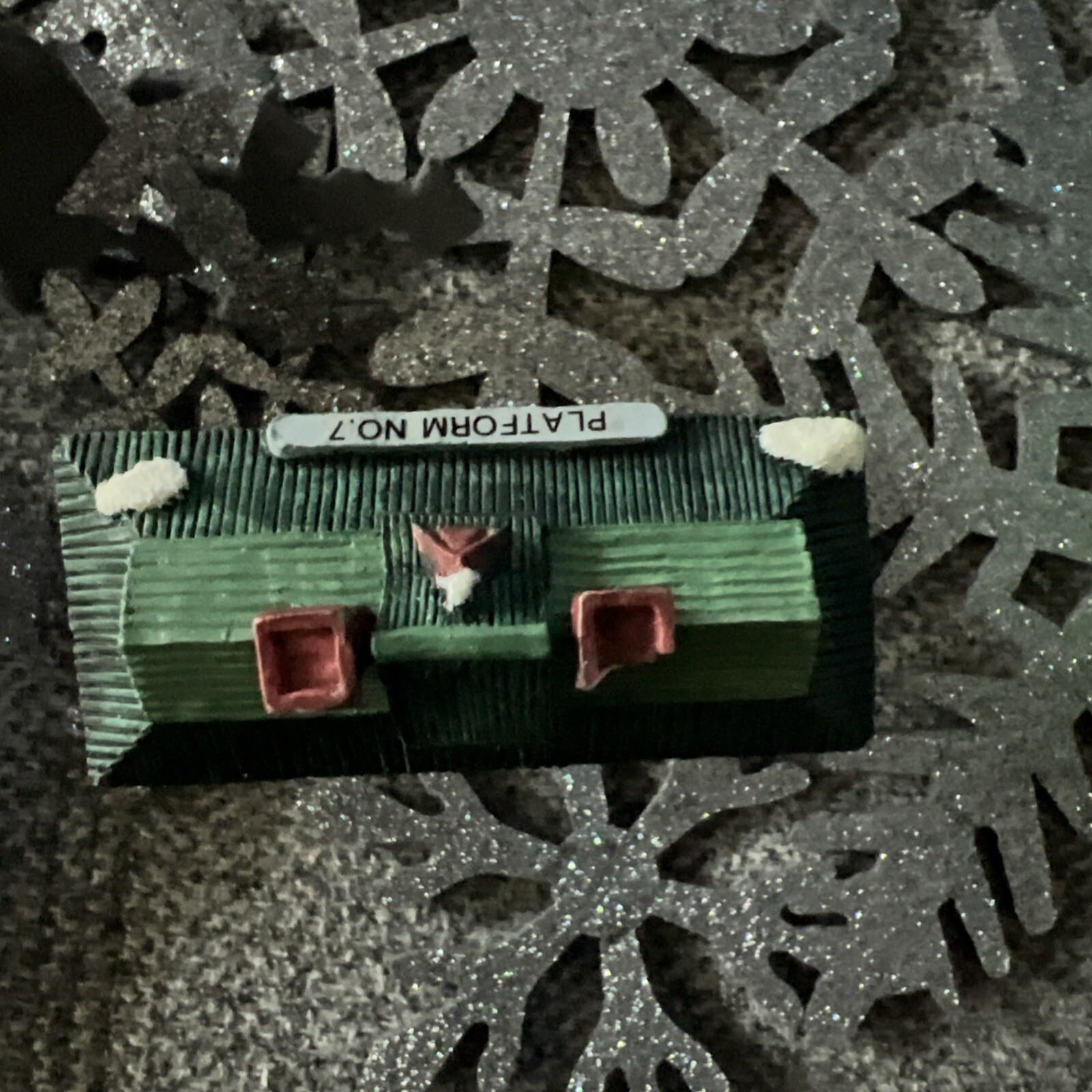 VTG The Christmas House Collection Platform No. 7 Miniature Part Of Village