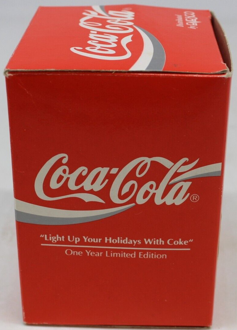 Coca Cola Light Up Your Holidays With Coke Limited Edition Ornament 1993 Bear