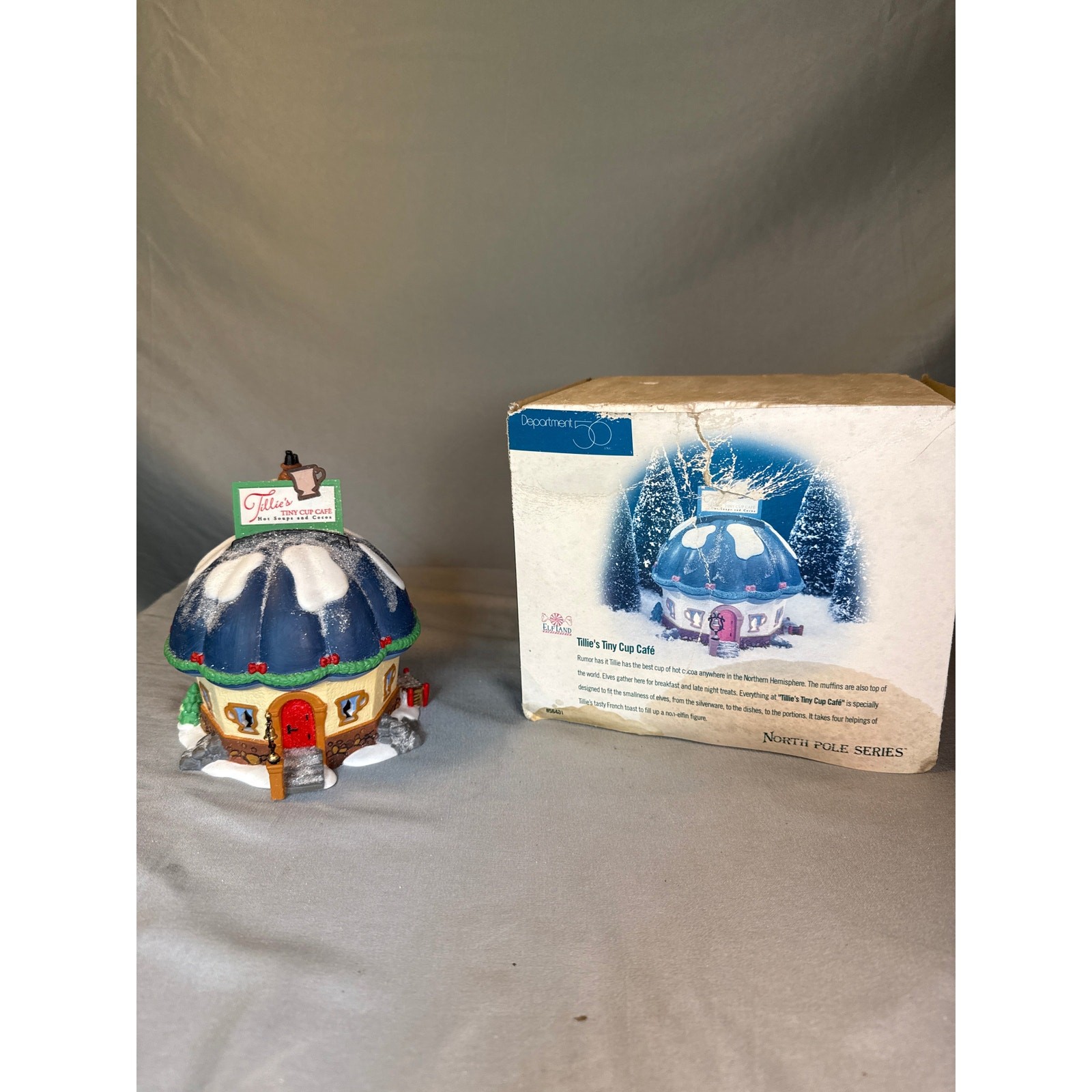 Dept 56 North Pole Series Village Lot 6 Buildings 2 Accessories w/ Boxes