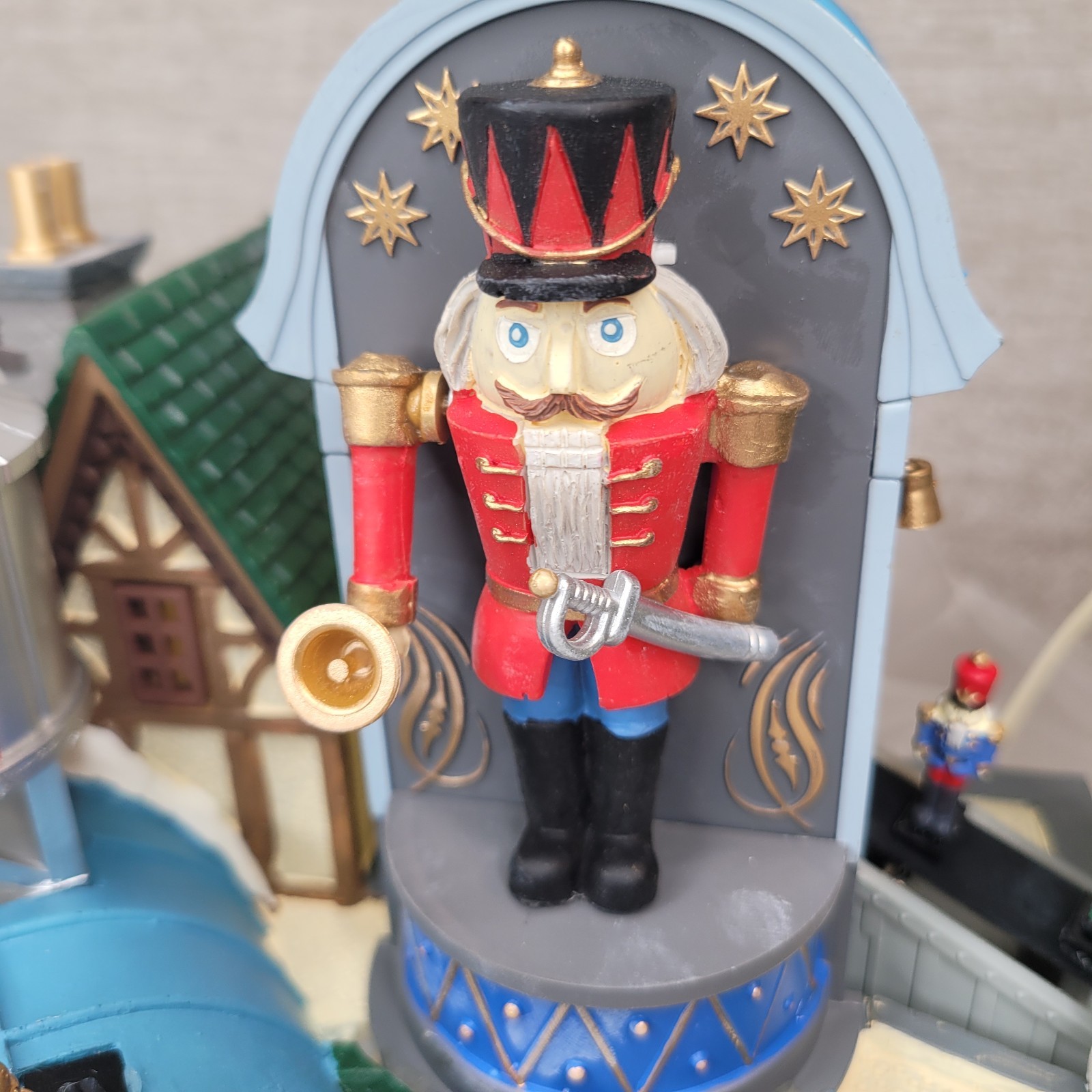 Lemax Ludwig’s Wooden Nutcracker Factory Christmas Lights & Sounds NEW & Tested!