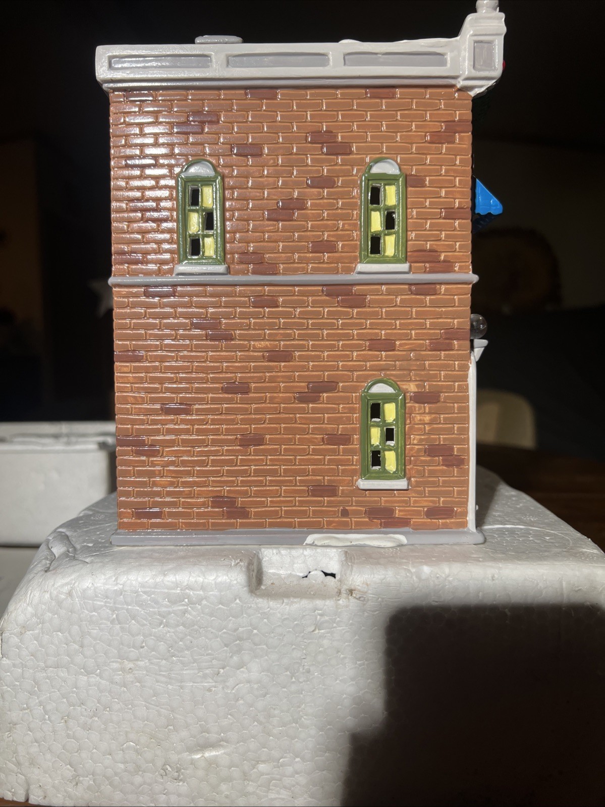 Department 56 Original Snow Village 1995 Village Police Station #54853 *6