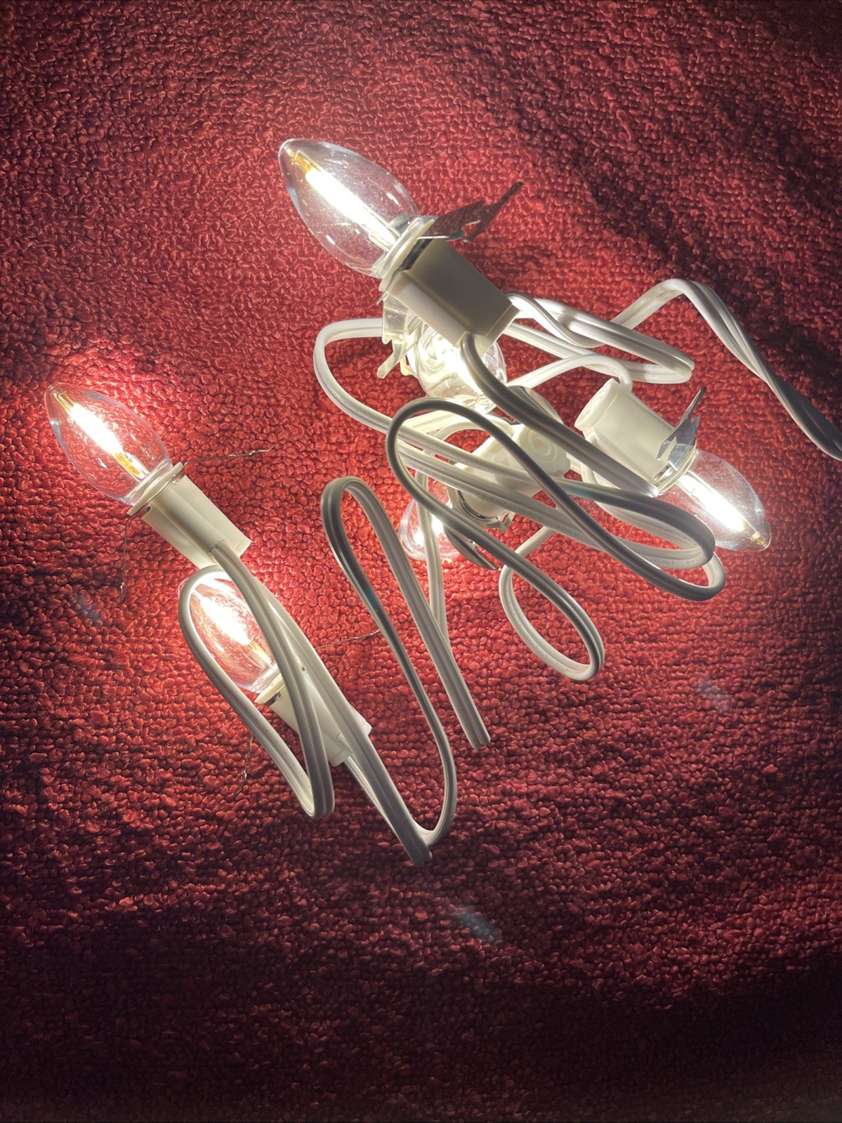 3 Sets- 6 Socket LEDLight Cord Set Dept 56 Lemax Christmas Village On/Off Switch