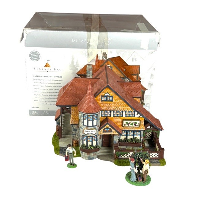 Dept 56 Seasons Bay Garden Valley Vineyards 56.53446 25Th Anniversary PEOPLE
