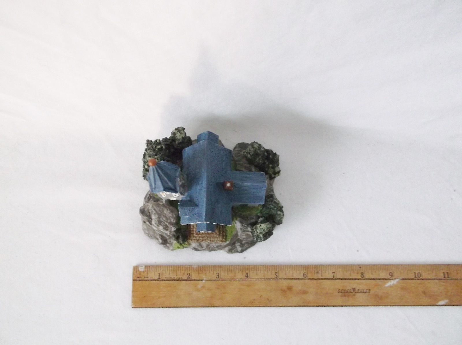 Thomas Kinkade “Chapel” Custom Painted by Pizzazz-One of a Kind Piece