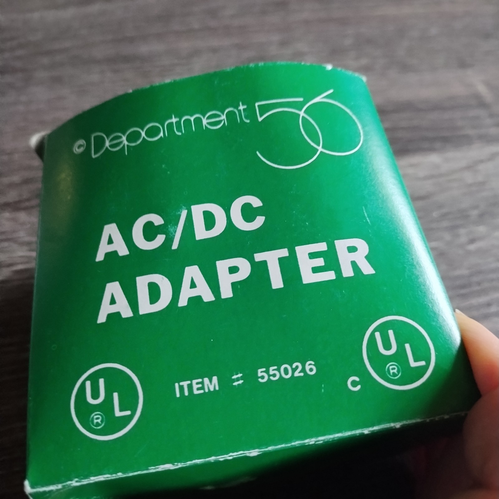 Dept 56 Village Accessory AC/DC ADAPTER #55026 WHITE 3 Prongs- Tested💖