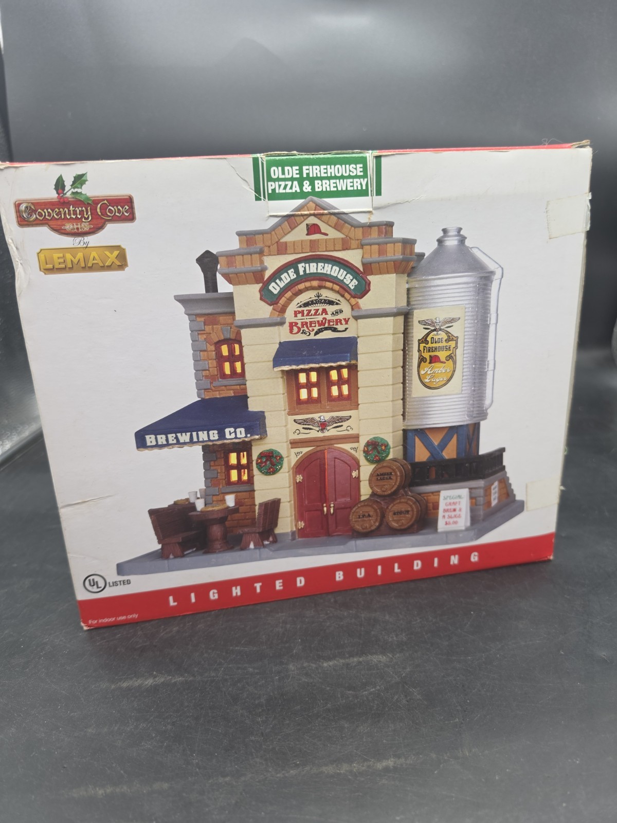 2018 Lemax Draft Bros Home Brewing Supplies Brewery Christmas Village Complete