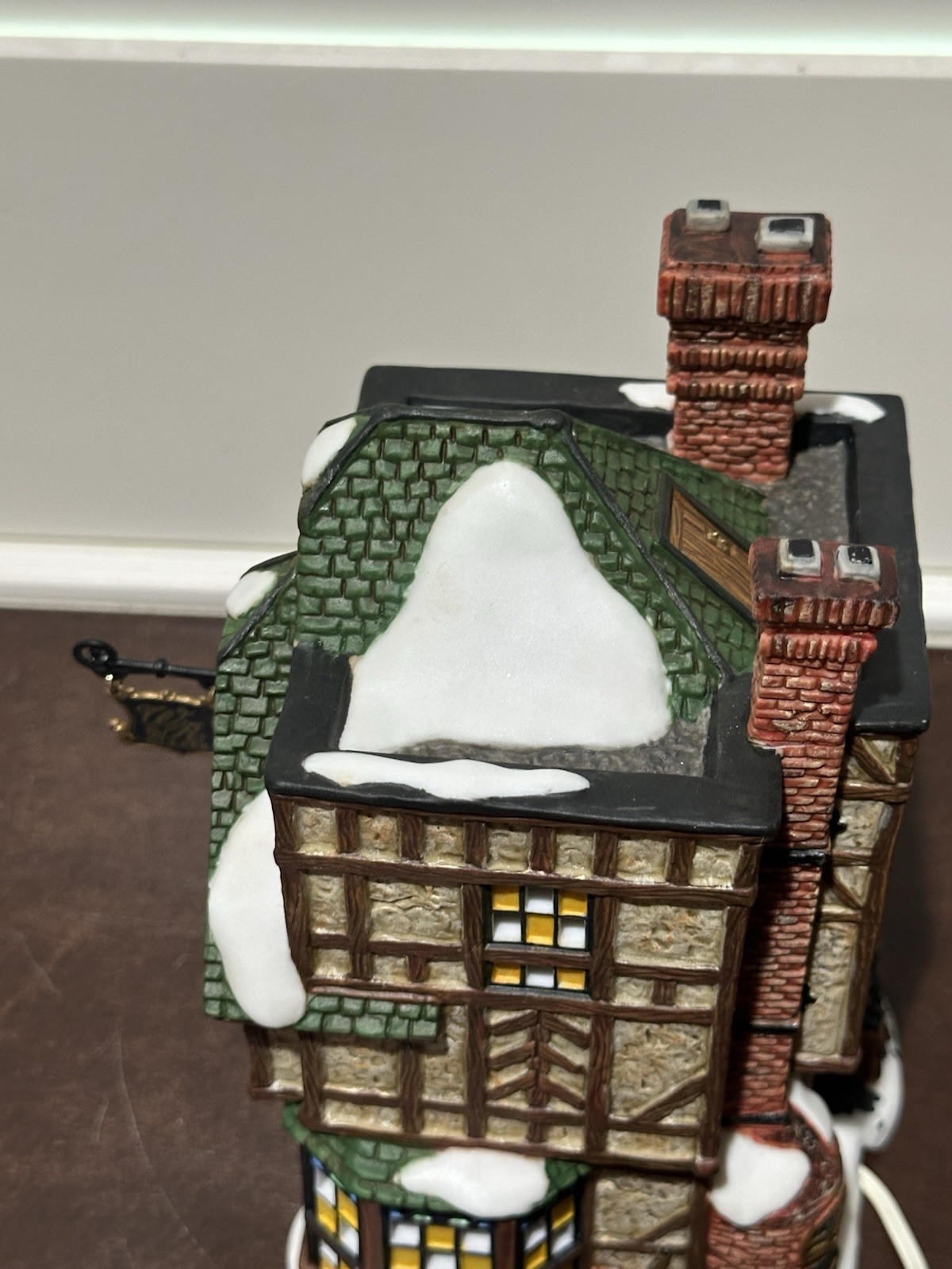 NEW Department 56 Dickens Village William & Robert Glaser, Stained Glass