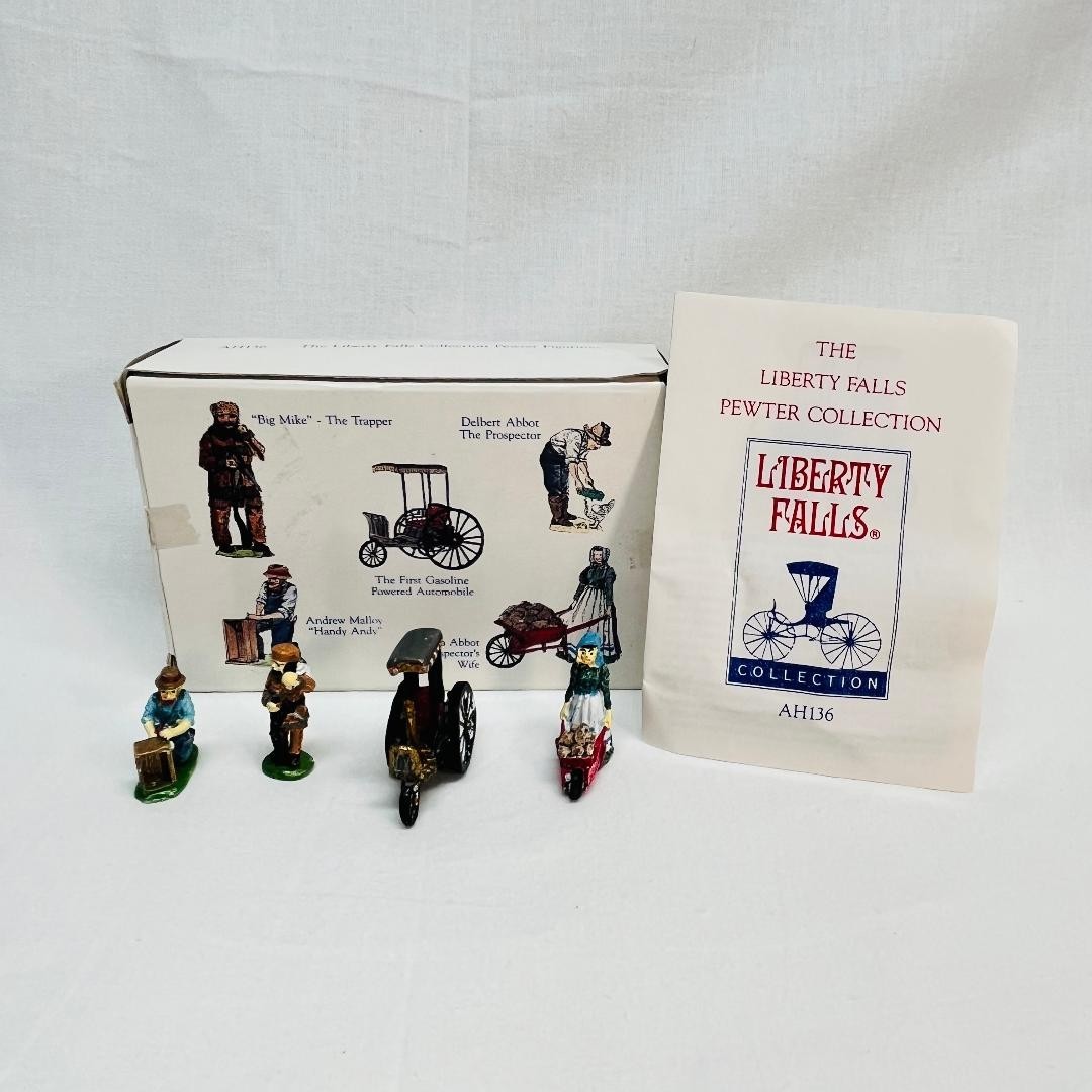 VTG 1999 Liberty Falls 5 Solid Pewter Figure Collections AH136 Size See Descript
