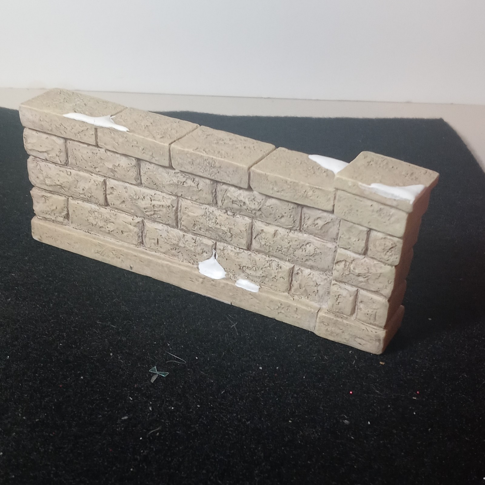 Department 56 Painted Resin Stone Wall Village Accessory for Display