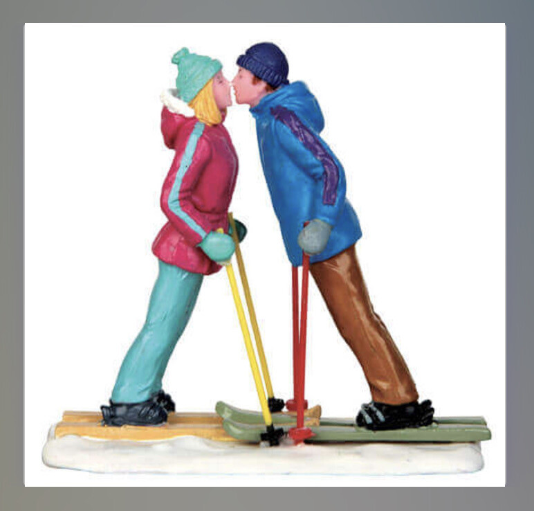Lemax First Ski Date -Holiday Village Accent