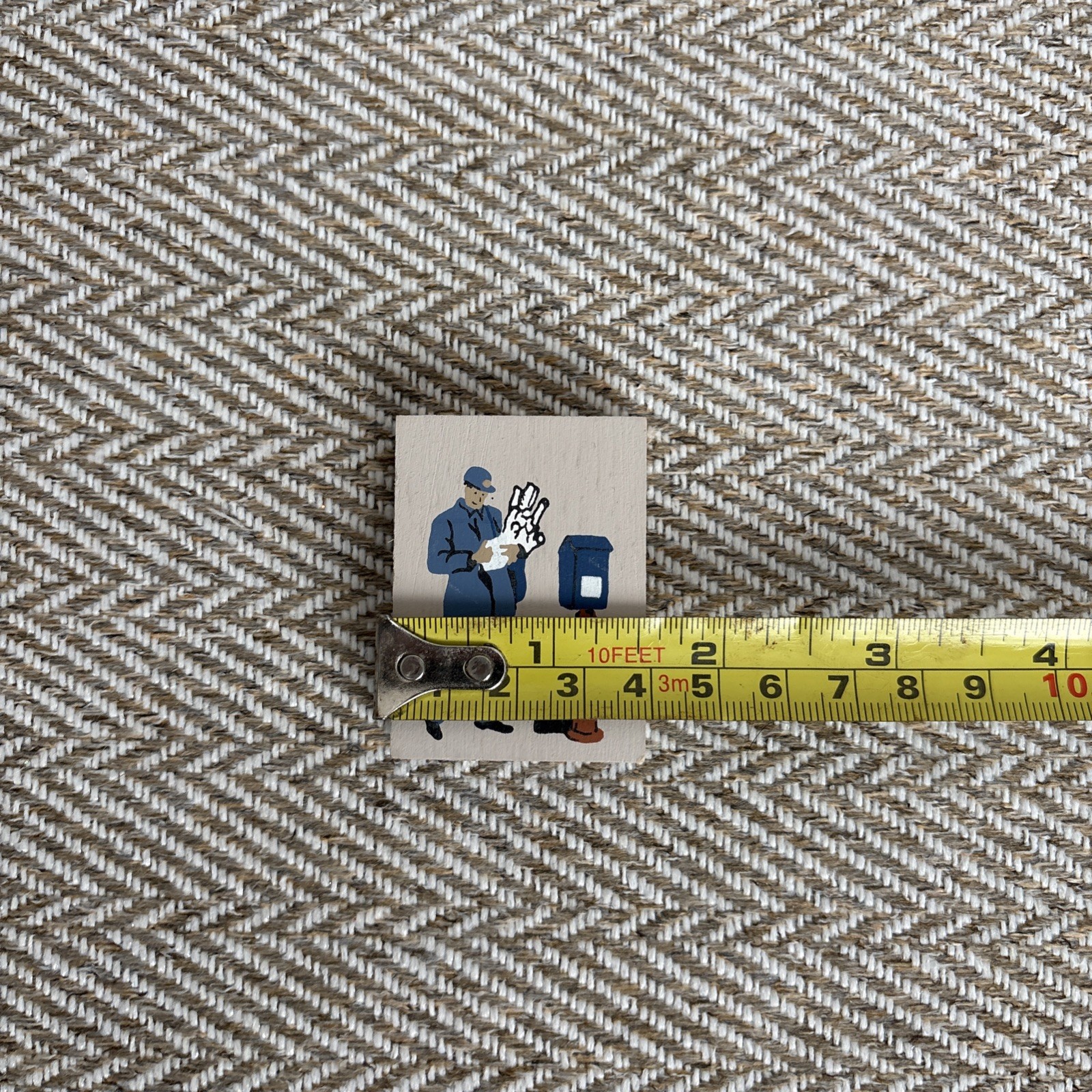 The Cats Meow Village “Mail Man Post Office Delivery ” Accessory Shelf Sitter
