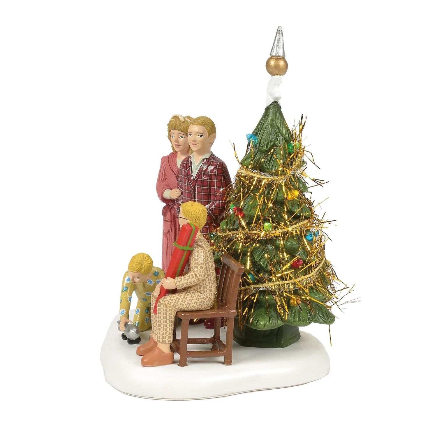 Dept 56 A Christmas Story Village Accessory The Family Opens Their Gifts 6015617