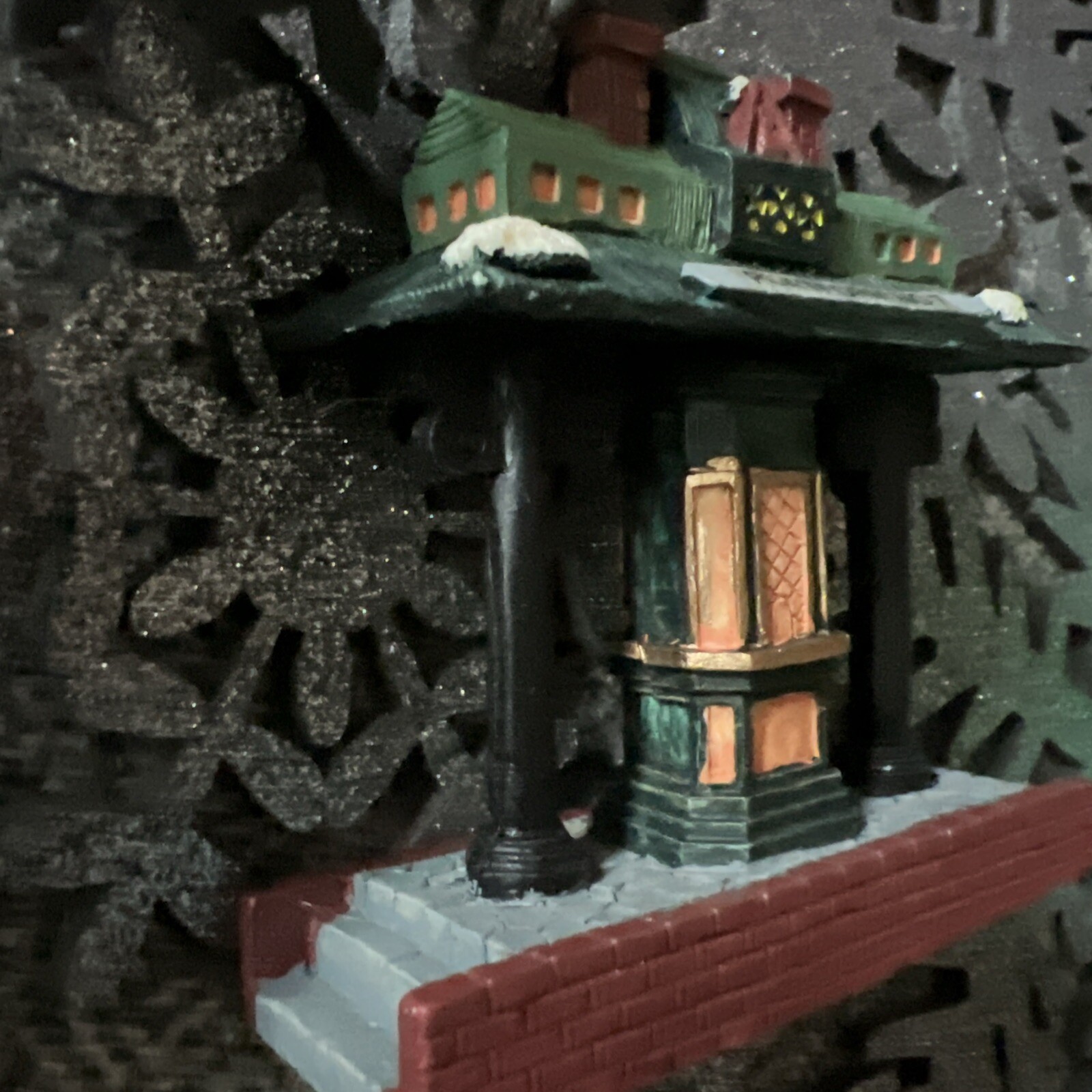 VTG The Christmas House Collection Platform No. 7 Miniature Part Of Village