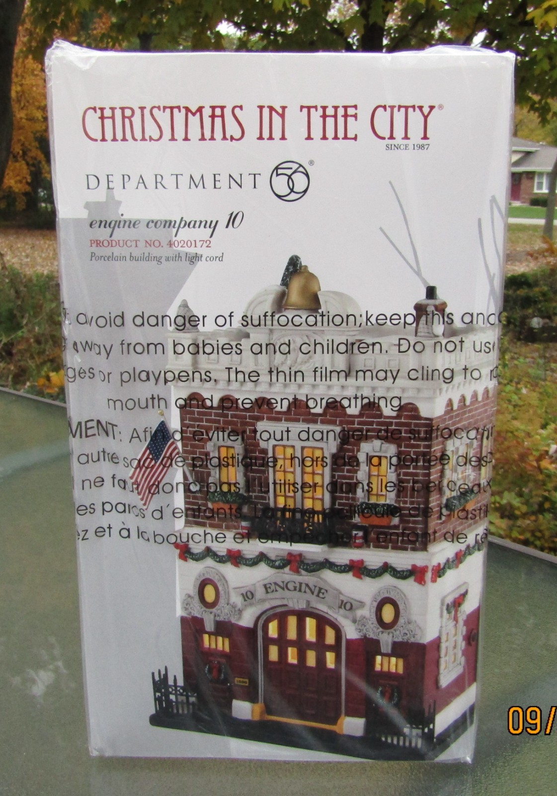 2011 Department 56 Christmas In The City #4020172 ENGINE COMPANY 10 Rare SEALED