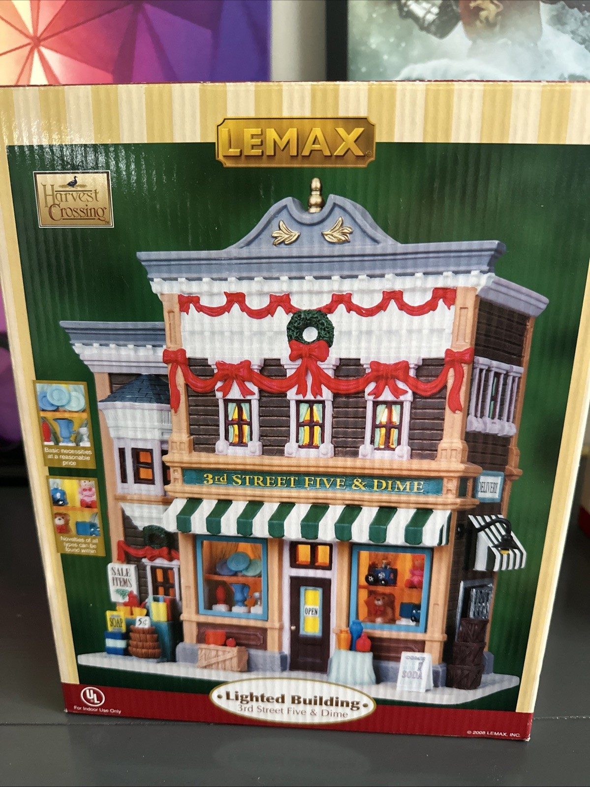 LEMAX Harvest Crossing 3RD Street Five & Dime Store Retired. New! Unopened Box