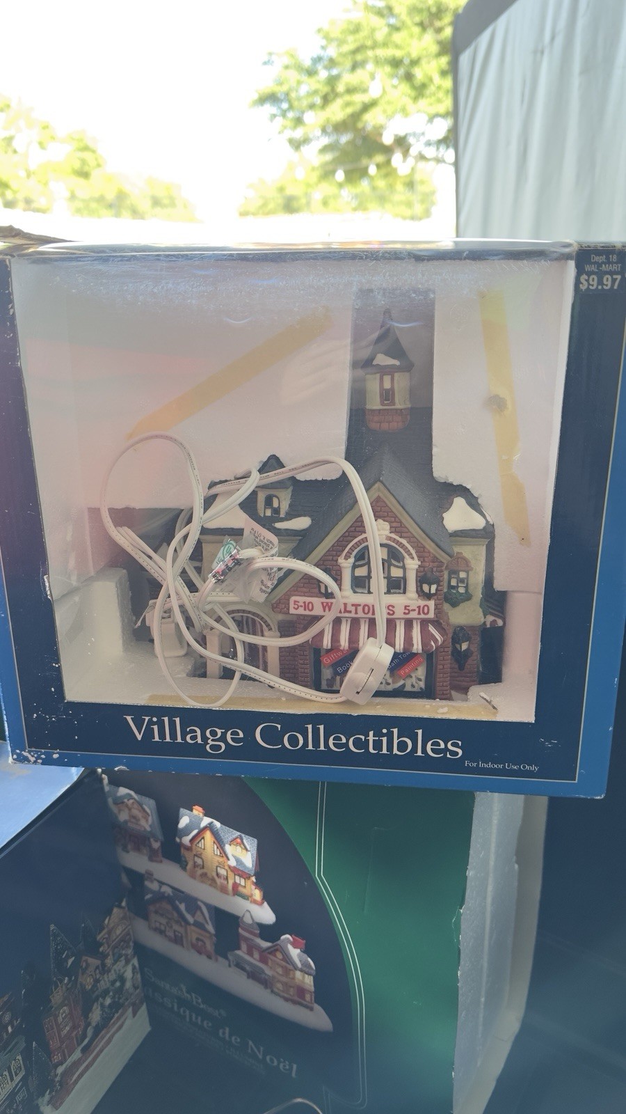 Christmas Village Houses with Lights Tested Functional