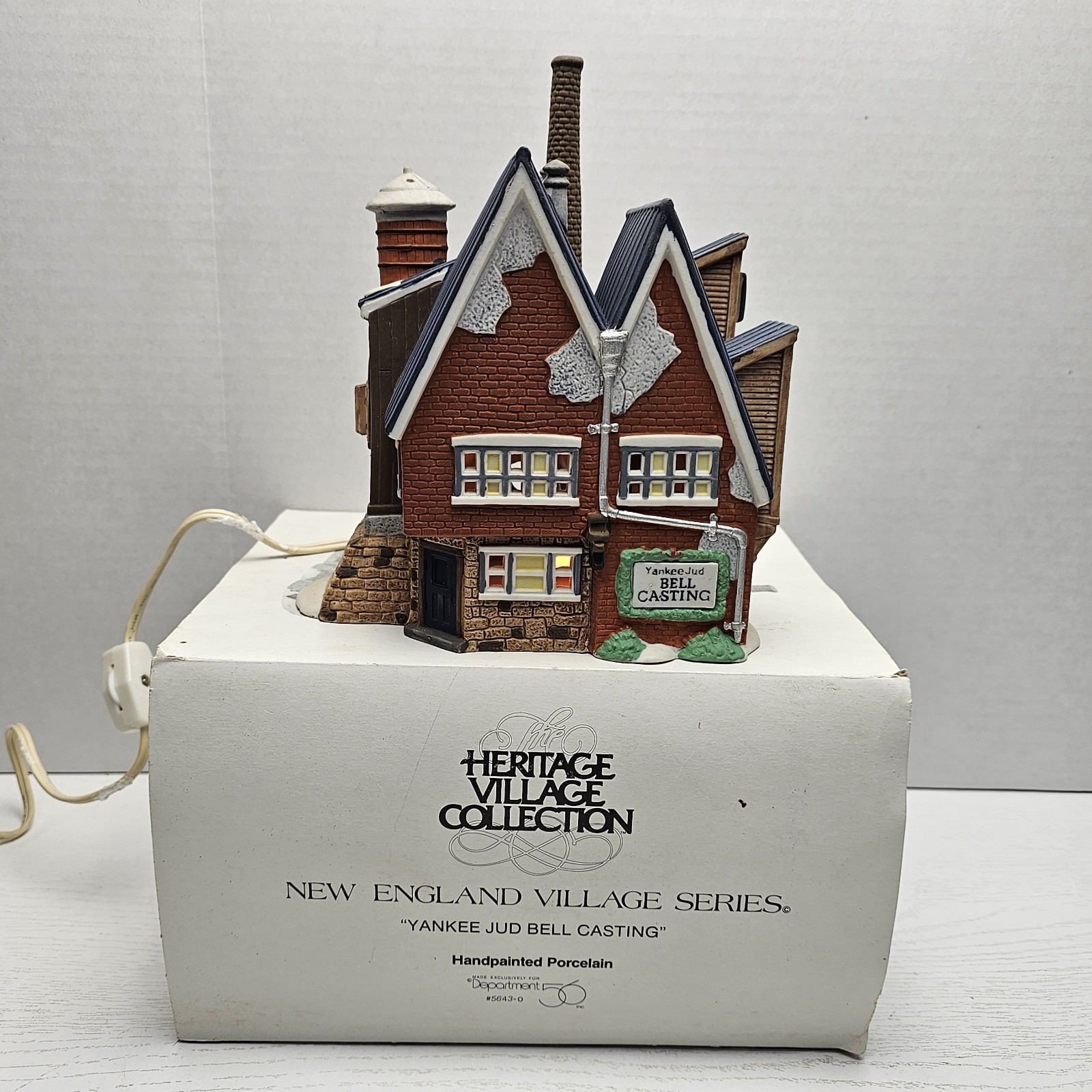 Department 56 Heritage New England Village Series Yankee Jud Bell Casting 5643-0