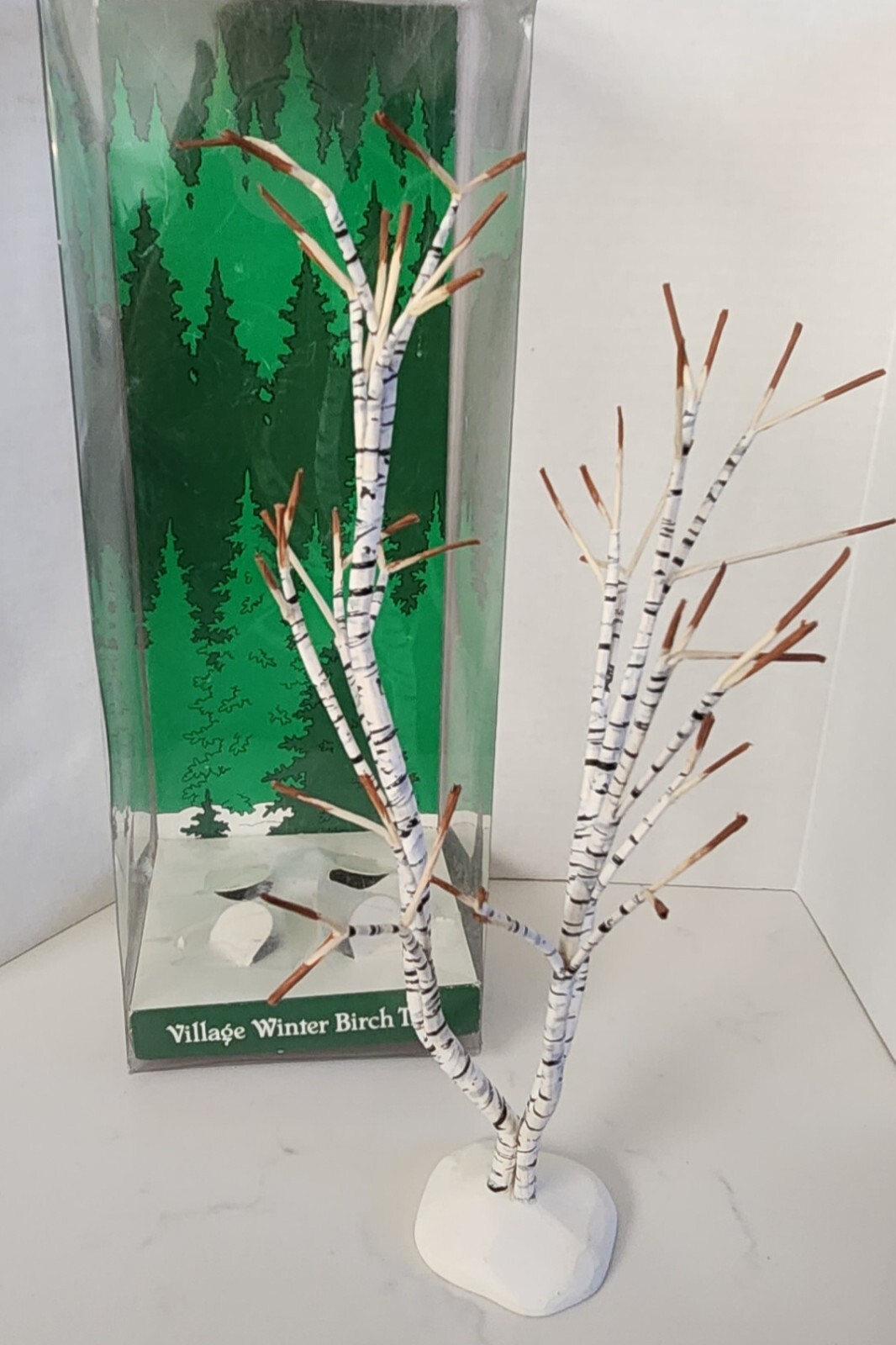 DEPT 56 Retired 1993 Village Accessory 13″ Winter Birch Tree 52167