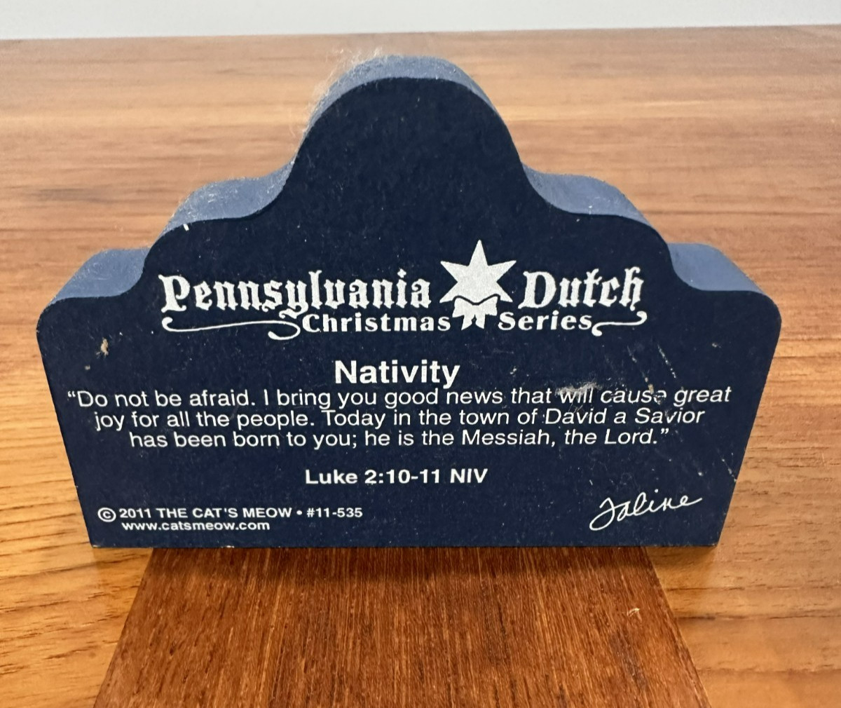 2011 Cat’s Meow Village Pennsylvania Dutch Nativity – #11-535 FREE SHIPPING