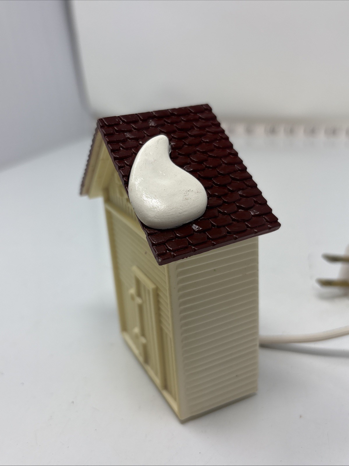 Christmas Village Accessory Lighted Building Corded Plug
