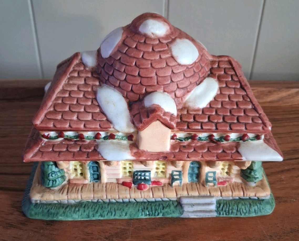 Vtg 1993 Santa’s Best Spirit Of America Christmas Replacement Train Station