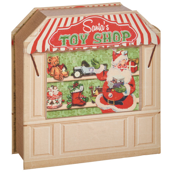 Mr. Christmas Illuminated Nostalgic Wooden Storefronts (Toy Shop)