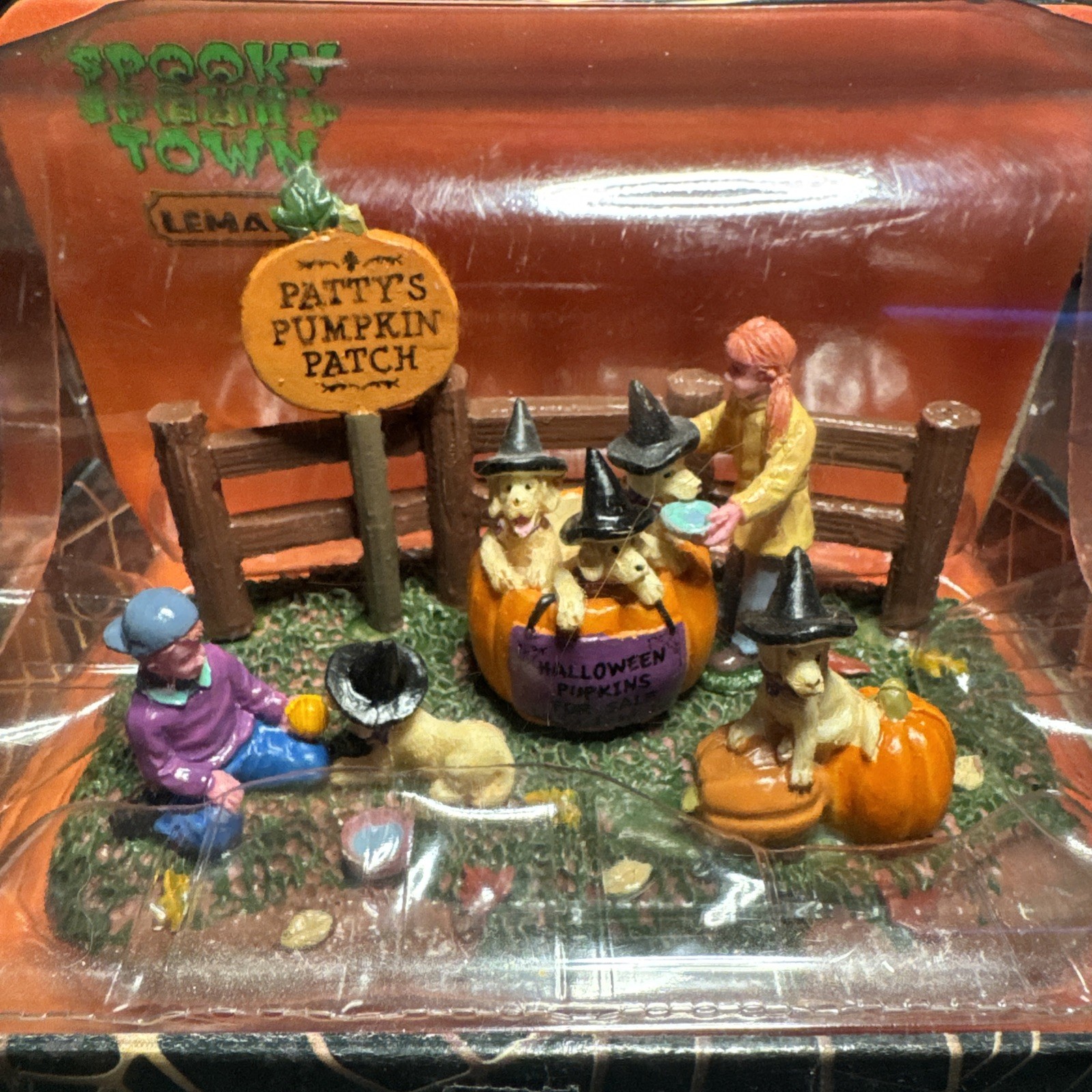 Lemax Spooky Town Halloween Pupkins For Sale 63265 RETIRED NIB