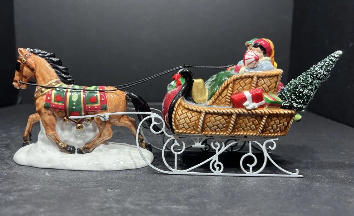 Dept 56 Heritage Collection Eden Prairie Handmade Painted Glossy Vtg 1990 EC 8.5