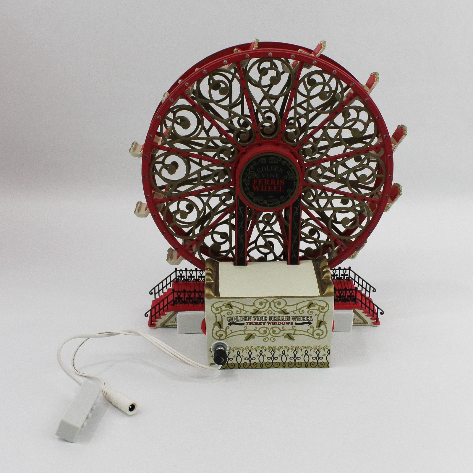 2004 Department 56 Village Carnival Golden Vine Ferris Wheel 53802
