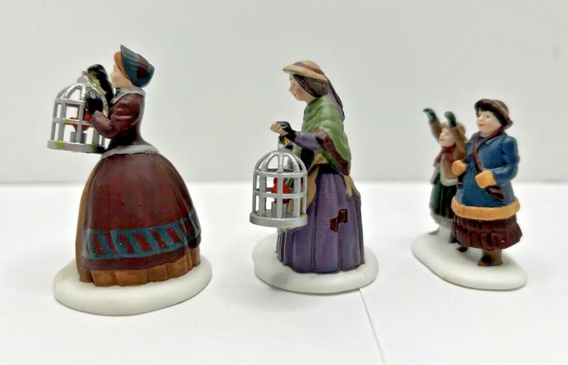 The Bird Seller Department 56 #5803-3 Heritage Village Collection Acc Vintage
