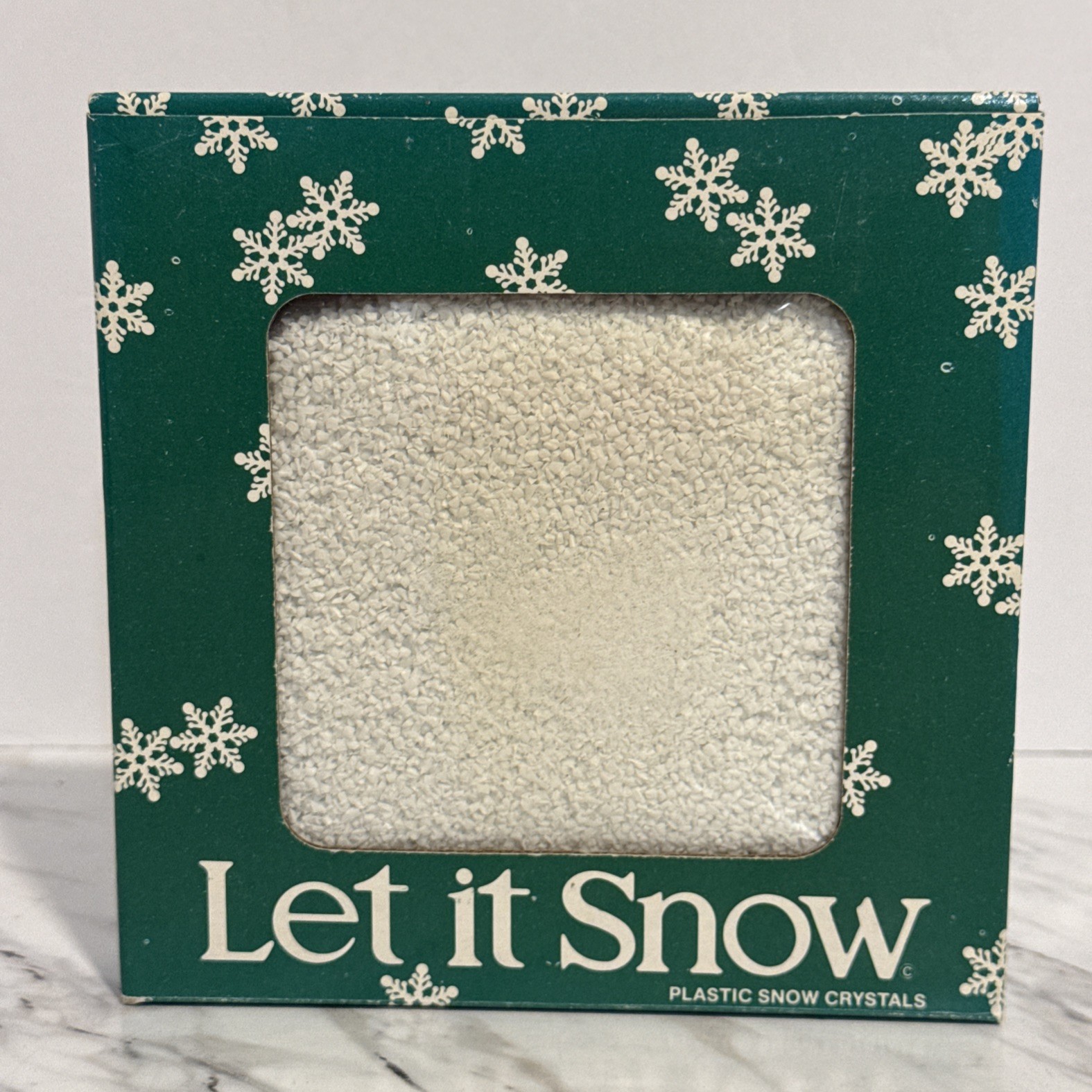 Dept 56 Let it Snow Crystals ~ #49964 ~ Factory Sealed Plastic Snow ~ NEW
