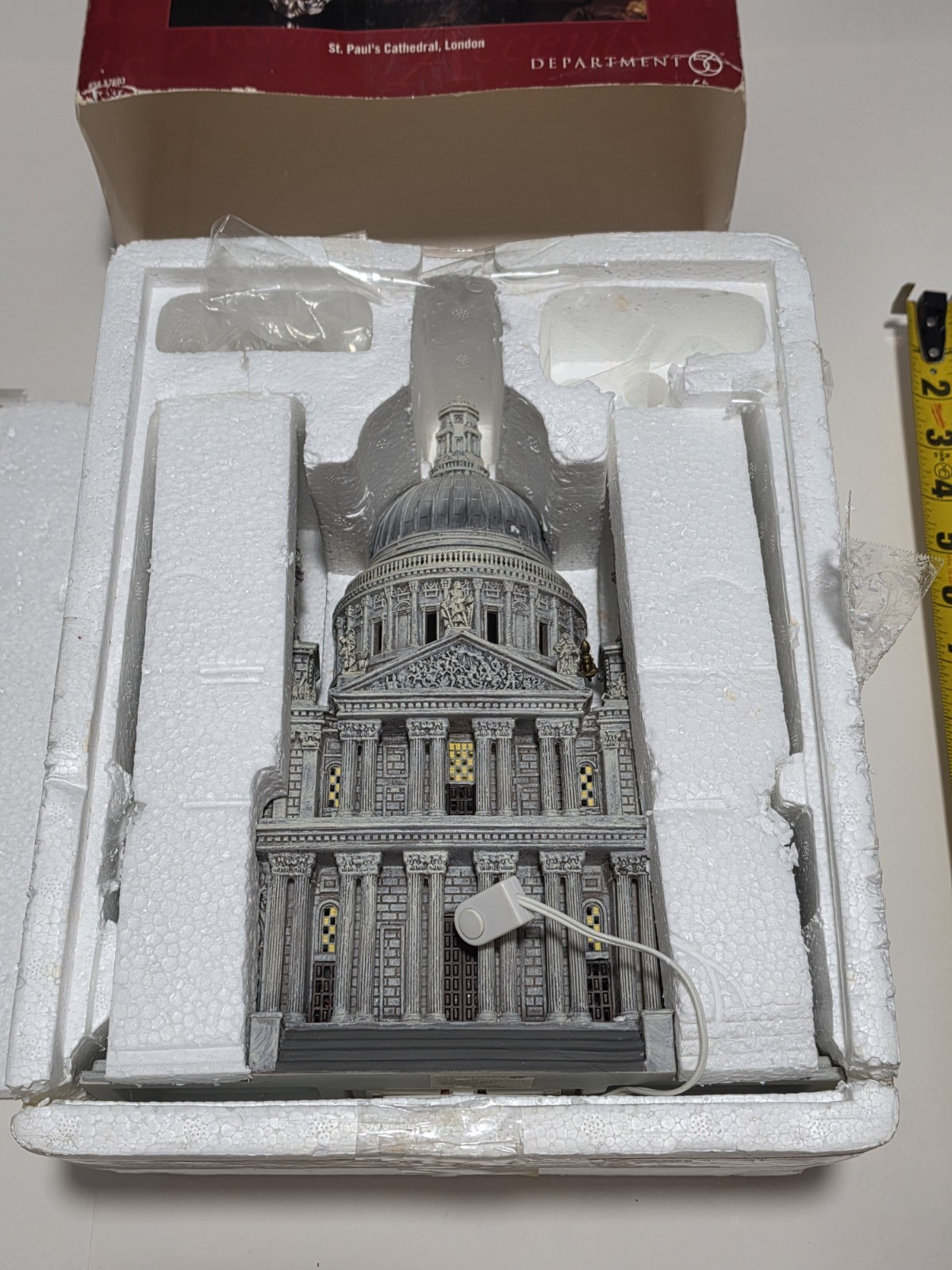 Dept 56 St. Paul’s Cathedral London Churches of The World Accents OOP RARE! READ