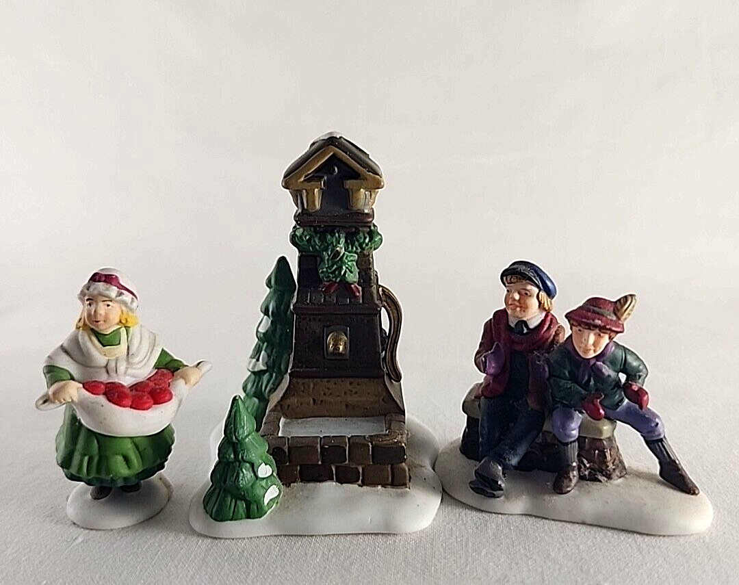 Dept 56 H.V. Series Christmas Figurines Village People 3 Pieces