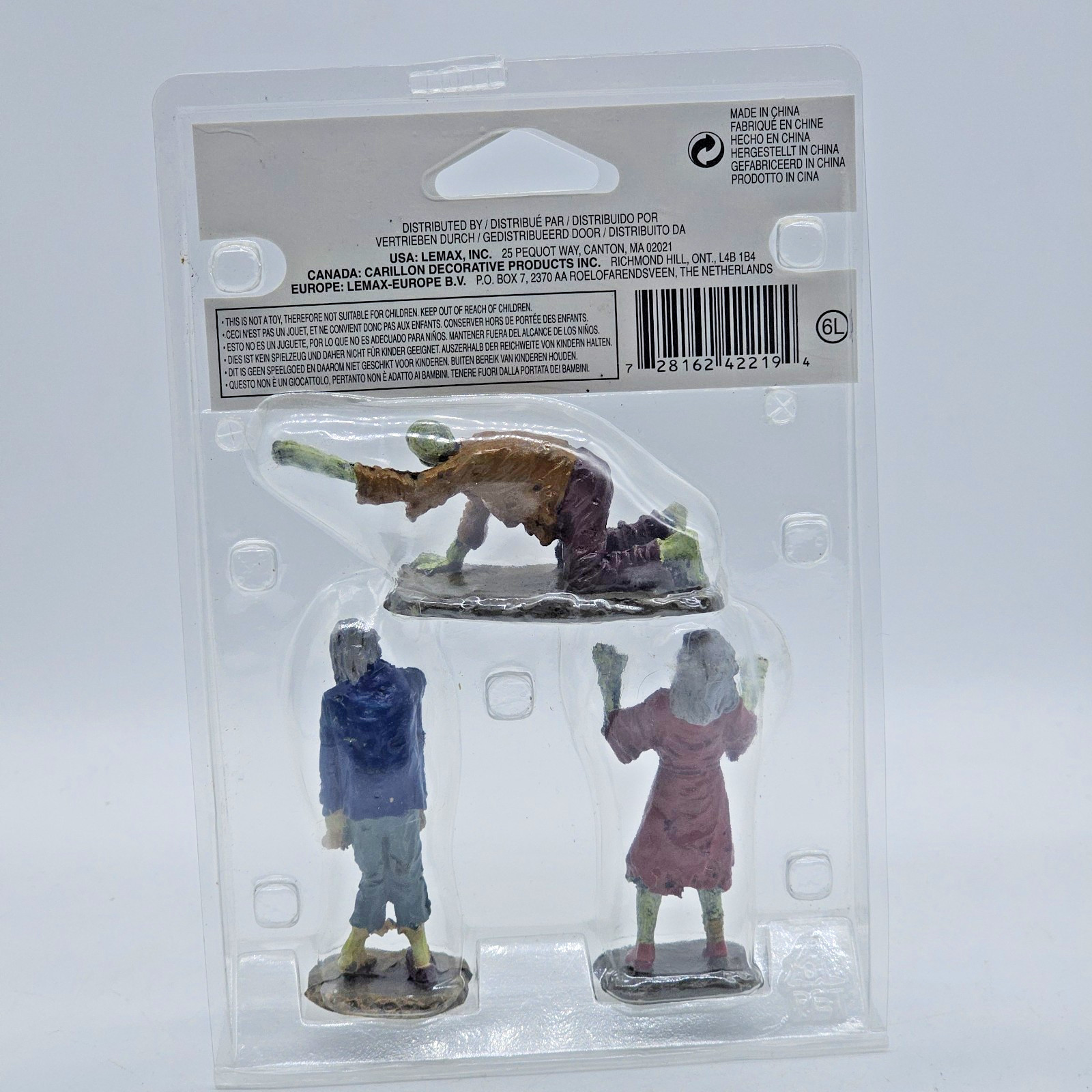 2014 Halloween Lemax ZOMBIES Set of 3 Spooky Town Village Figurine NOS