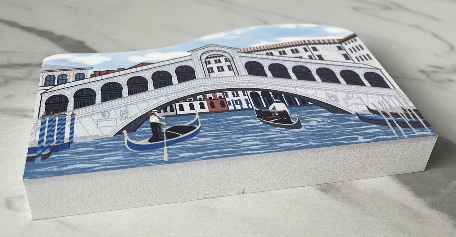 Cat’s Meow Venice ITALY Rialto Bridge Int’l Village III Shelf Sitter Signed