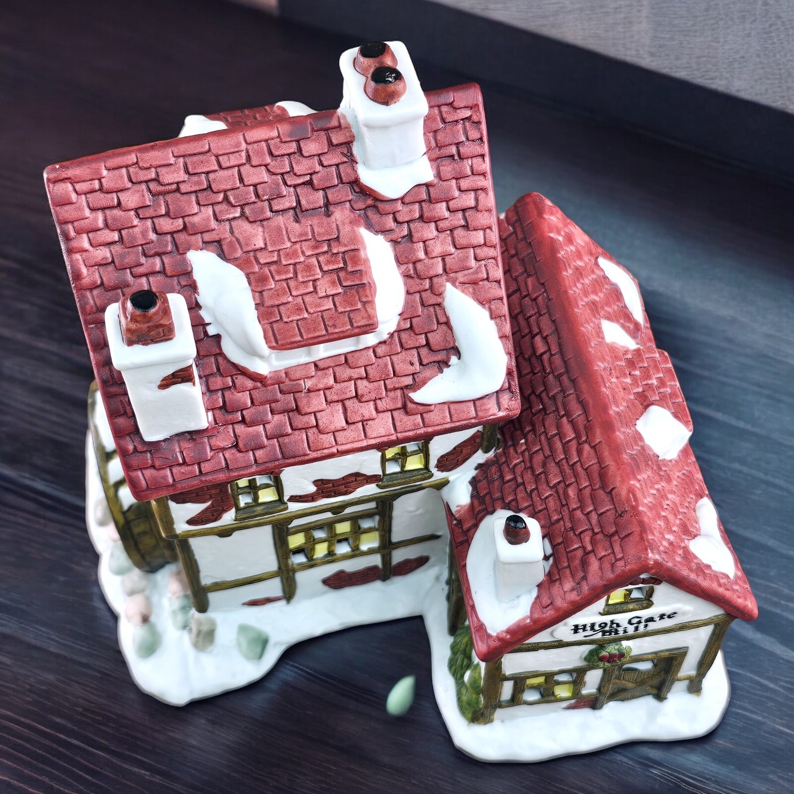 VTG Pacific Rim Porcelain Christmas High Gate Mill Light Up Village House Taiwan
