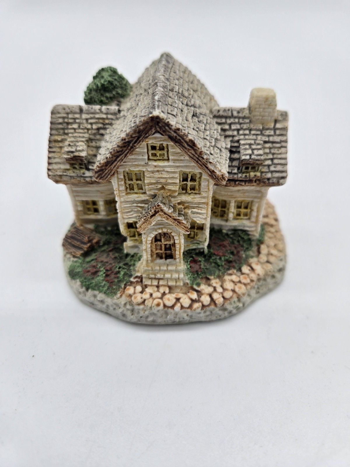 Vintage Swiss Colony Collection Two Story House Resin Figurine